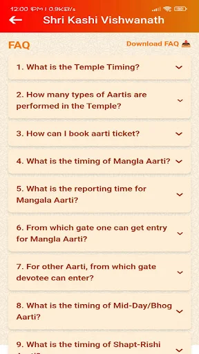 Unduh Aplikasi Shri Kashi Vishwanath Temple Resmi – Pesan Aarti - Screenshot 5