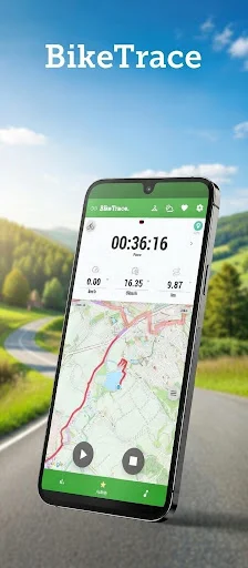 Download BikeTrace – Pelacak Sepeda Terbaik & Akurat Gratis - Screenshot 1
