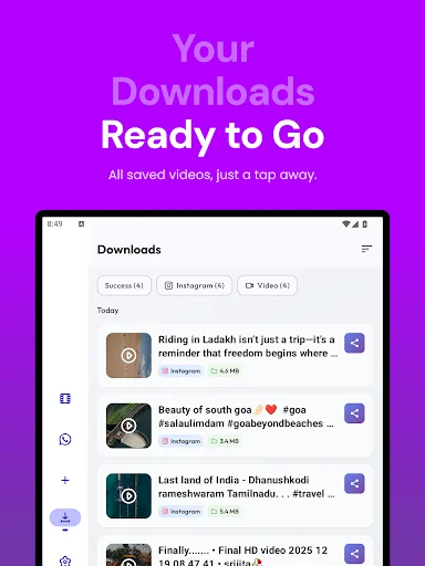 Download Reels Downloader Terbaru – Simpan Video Instagram Gratis - Screenshot 19