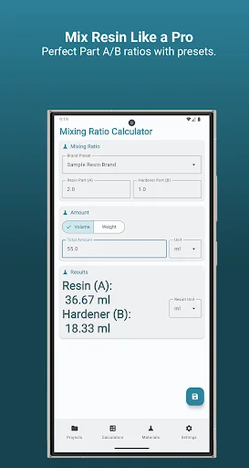 Download Resin Calculator Terbaru – Alat Hitung Resin Gratis - Screenshot 2