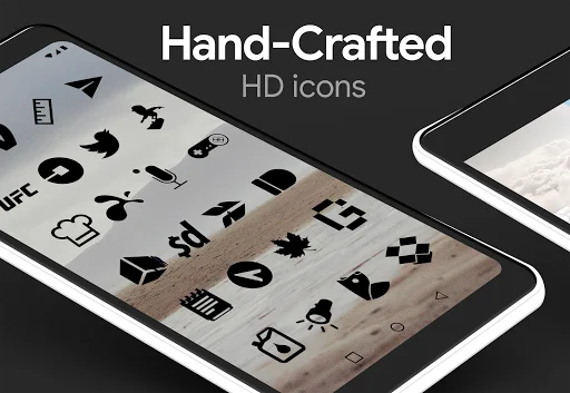 Download Flight Dark – Icon Pack Terbaru – Ikon Minimalis Gelap - Screenshot 10