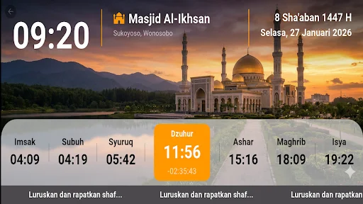 Download Jam Masjid Tv dan Rumah – Jadwal Sholat Akurat - Screenshot 6