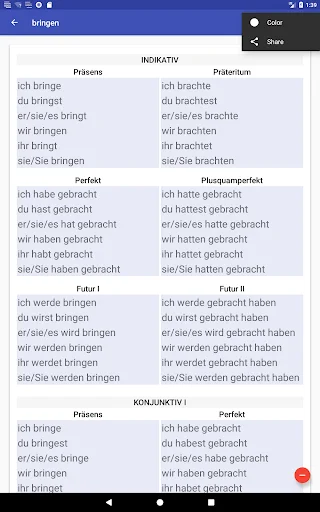 Download Deutsche Verben Terbaru – Belajar Konjugasi Bahasa Jerman - Screenshot 20