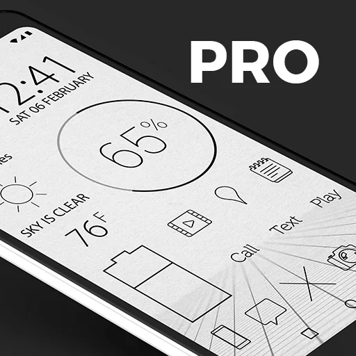 Download Lines Dark Pro – Ikon Minimalis Elegan untuk Android