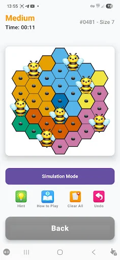 Download Star Bee Logic Terbaru – Game Teka-teki Hexagonal - Screenshot 5