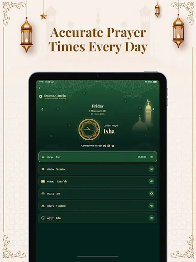 Download Prayer Time: Qibla, Azan & Dua – Jadwal Sholat Akurat - Screenshot 13