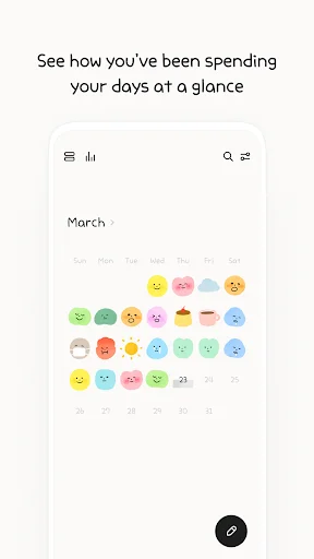 Download Moodie – Buku Harian Mood Terbaik dengan Kunci Aman - Screenshot 1