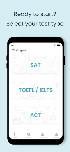 Download Test Me! SAT & TOEFL Terbaru – Latihan Ujian Gratis - Screenshot 1