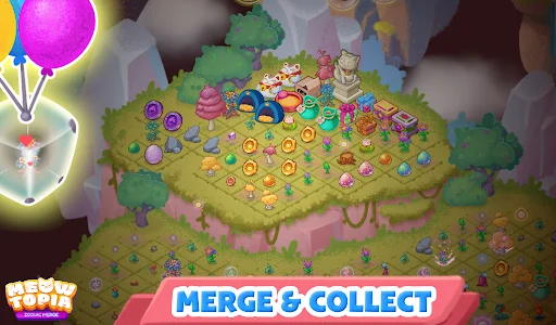 Download Meowtopia: Zodiac Cat Merge Terbaru – Koleksi Kucing Lucu - Screenshot 14