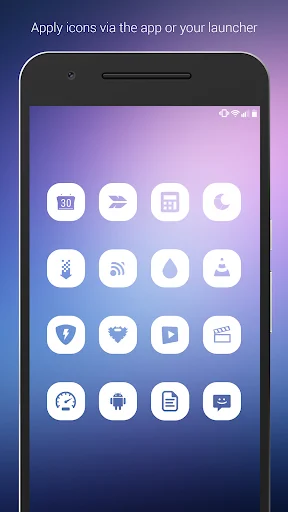 Download Pasty – White Icon Pack Terbaru – Ikon Minimalis Gratis - Screenshot 4