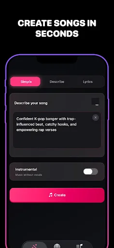 Download Meloro AI: Pembuat Musik & Lagu Terbaik – Gratis - Screenshot 1