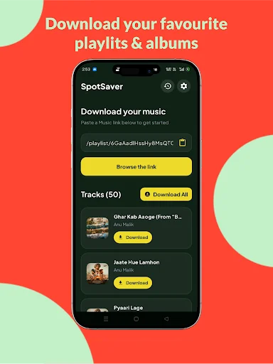 Download SpotSaver Terbaru – Simpan Musik Offline Gratis - Screenshot 7