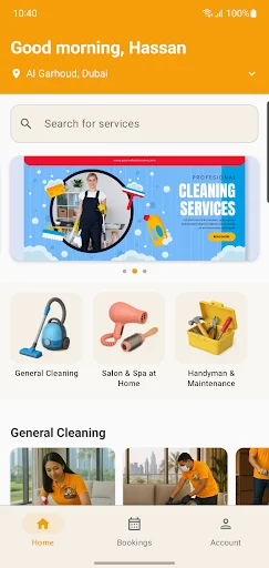 Download Olamop Terbaru – Layanan Kebersihan Rumah Terpercaya - Screenshot 1