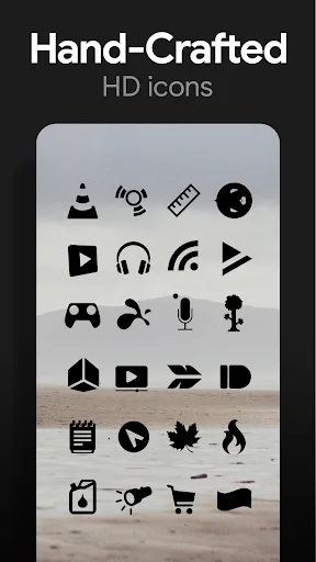Download Flight Dark Pro – Icon Pack Terbaru – Ikon Minimalis - Screenshot 3