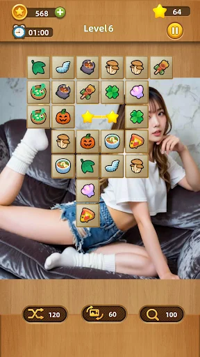 Download Sexy Shisen Sho Girls Mahjong Terbaru – Game Puzzle Seru - Screenshot 7