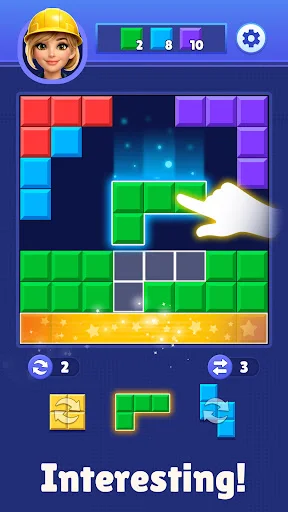 Download Brain Blocks Mania Classic Terbaru – Game Puzzle Seru - Screenshot 3