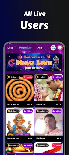 Download Nigolive – Live Stream Terbaru – Platform Siaran Langsung - Screenshot 3