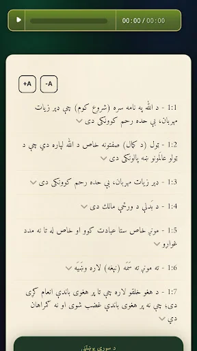 Download Quran Pastho Terbaru – Baca & Dengar Al-Qur’an Gratis - Screenshot 2