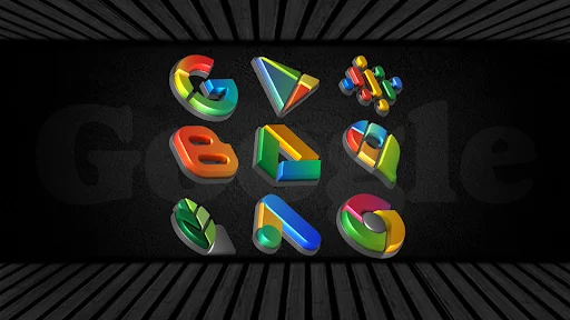 Download Auric Dark – 3D Icon Pack Terbaru – Ikon Premium AMOLED - Screenshot 20