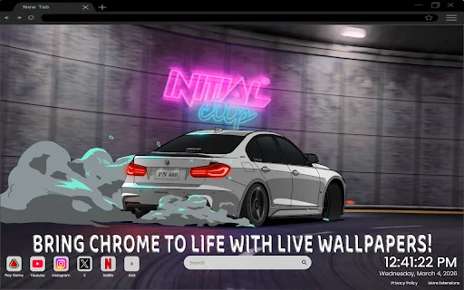 BMW F30 Drifting Live Wallpaper – Download Gratis Chrome - Screenshot 2