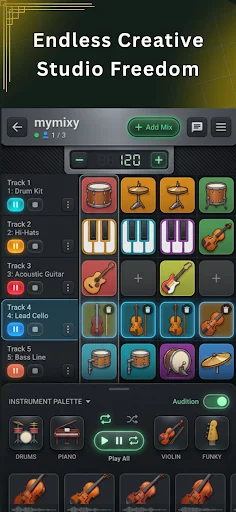 Download Mixy: Rhythm Games Terbaru – Studio Musik Mini Gratis - Screenshot 4