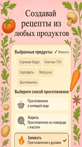 Download Хрючевар: Resep Masakan Unik – Buat Kreasi Resepmu Sendiri - Screenshot 3
