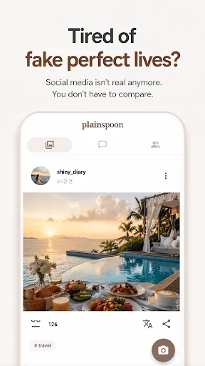 Download Plainspoon APK Terbaru – Ruang Sosial Nyaman & Tenang - Screenshot 1