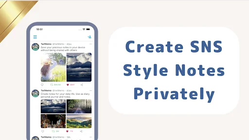 Download TwiMemo Versi Terbaru – Catatan Harian Gaya SNS Gratis - Screenshot 1