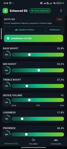 Download Enhanced EQ – Equalizer & Bass Terbaru Gratis - Screenshot 3