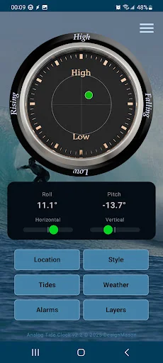 Download Analog Tide Clock Terbaru – Widget Pasang Surut Gratis - Screenshot 4