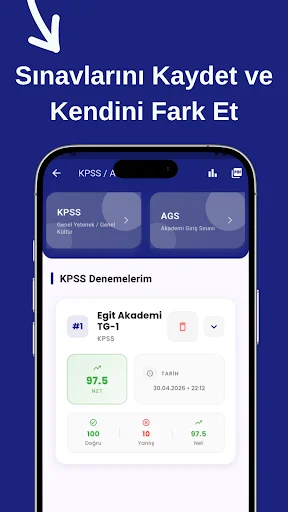 Download KPSS YKS AGS Sınav Takip 2026 – Pelacak Ujian Gratis - Screenshot 7