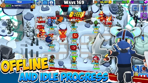 Download Idle Hero TD Terbaru – Game Strategy RPG Offline - Screenshot 4