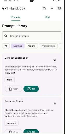 Download ChatGPT Handbook: Prompts-2026 Terbaru – Tips Gratis - Screenshot 1