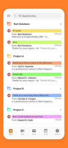 Download Simple Mobile CRM Terbaru – Kelola Kontak & Gmail - Screenshot 6