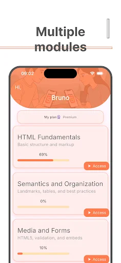 Download Learning HTML Versi Terbaru – Belajar Coding Gratis - Screenshot 2