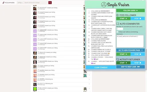 Download Simple Posher Terbaru – Otomatisasi Jualan Poshmark - Screenshot 4