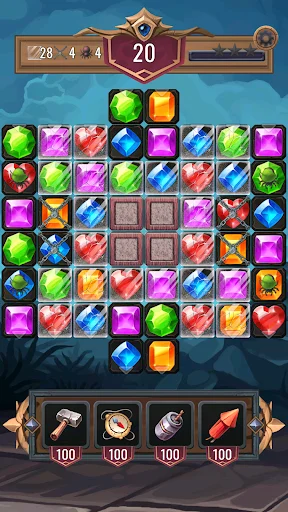 Download Diamond Dungeon Match 3 Terbaru – Game Puzzle Seru - Screenshot 9