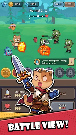 Download Idle Doge Battle Terbaru – Game RPG Seru & Gratis - Screenshot 1