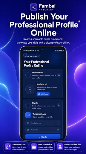 Download Fambai CV Builder Terbaru – Buat CV ATS Gratis - Screenshot 5