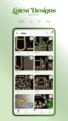 Download PB Embroidery Designs – Desain Bordir Premium Gratis - Screenshot 1