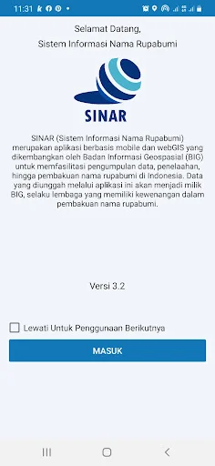 Download Sinar Toponim Terbaru – Sistem Informasi Nama Rupa Bumi - Screenshot 1