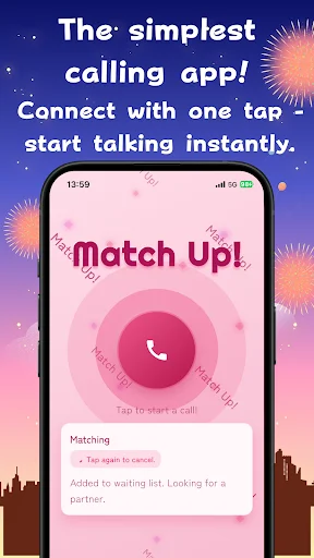 Download Simple Voice Chat – MatchUp! Terbaru – Obrolan AI Gratis - Screenshot 1