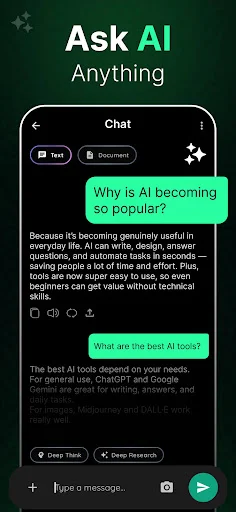 Download DeepChat: Ask AI Chat & Agent Terbaru – Gratis - Screenshot 2