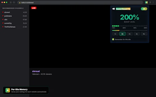 Download Sound Boost Pro Terbaru – Pengeras Suara Chrome Gratis - Screenshot 4