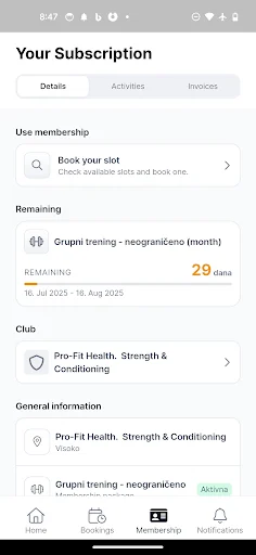Download Sportin Pro Terbaru – Kelola Keanggotaan Olahraga Anda - Screenshot 6