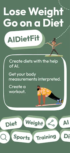 Download AIDietFit: Weight Loss & Diet Terbaru – Rencana AI Gratis - Screenshot 1
