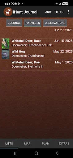 Download iHunt Journal Terbaru – Catat Momen Berburu Anda - Screenshot 1
