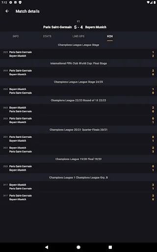 Download LiveScore Football Terbaru – Update Skor & Statistik - Screenshot 21