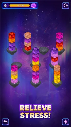Download Magic Cubes: Sort Puzzle Terbaru – Game Asah Otak Gratis - Screenshot 3