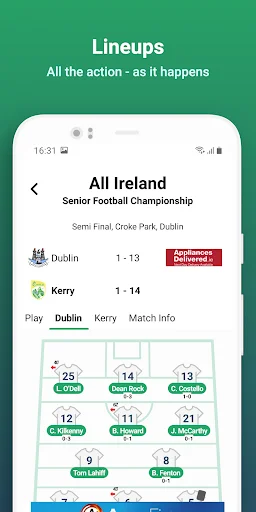 Download Score Beo Terbaru – Jadwal & Hasil GAA Langsung - Screenshot 3